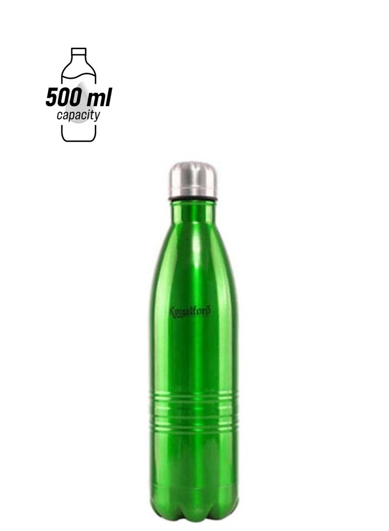 Royalford Attractive Vacuum Bottle Green/Silver