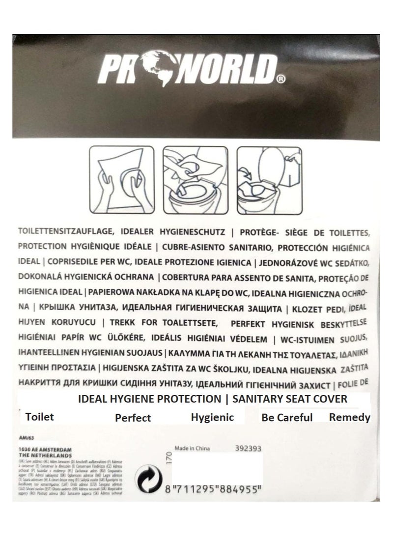 PR WORLD Paper Toilet Seat Covers