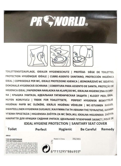 PR WORLD Paper Toilet Seat Covers