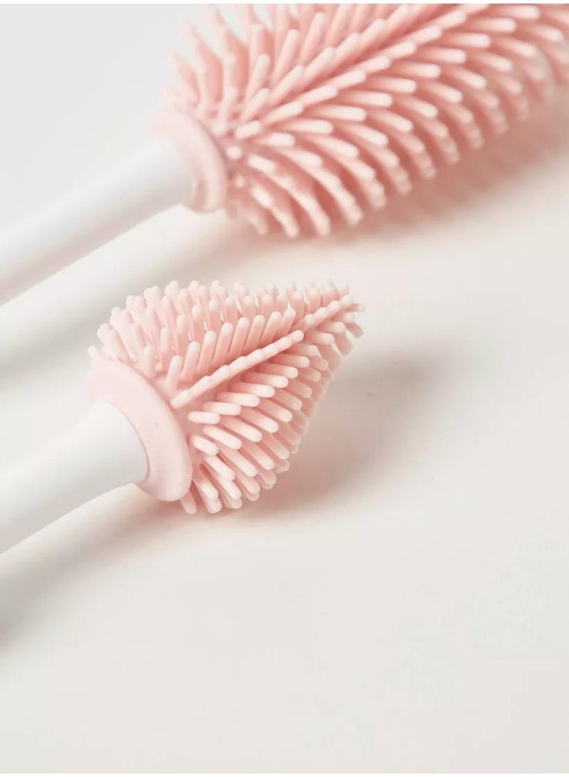 JUNIORS Silicone Bottle and Nipple Brush Set