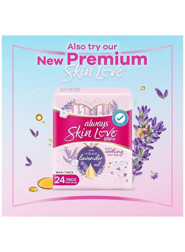 Always Skin Love 50 Large Maxi Thick Pads