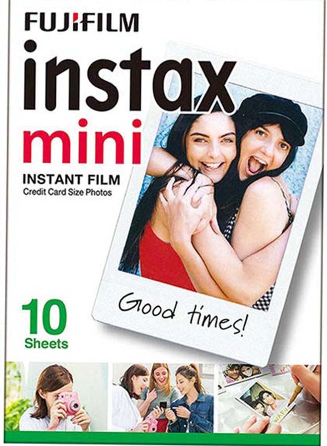 FUJIFILM 10-Sheet Instant Mini Film White
