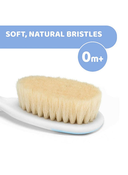 Chicco Brush And Comb 0M+, Light Blue