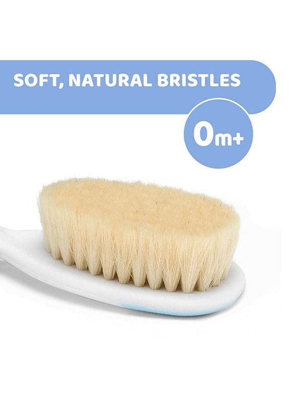 Chicco Brush And Comb 0M+, Light Blue