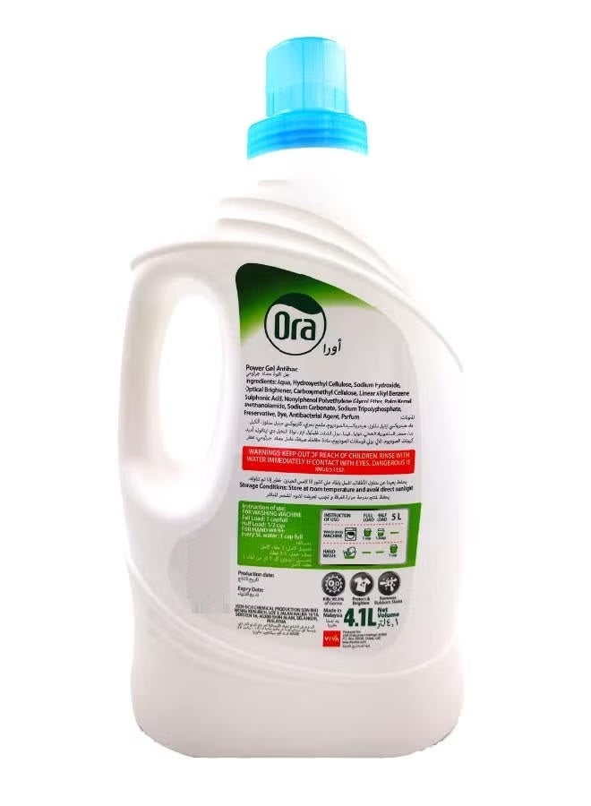 Ora Power Gel Antibacterial Laundry Detergent 4.1 L