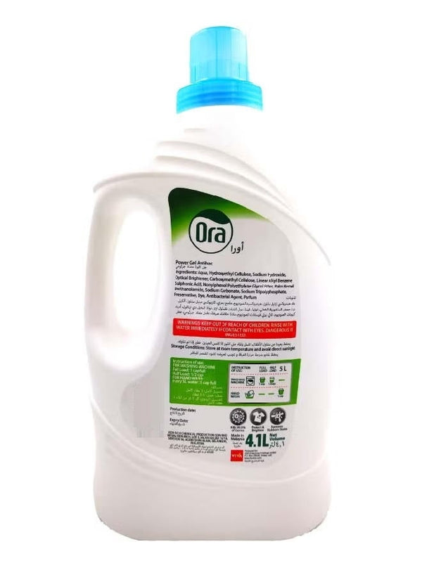 Ora Power Gel Antibacterial Laundry Detergent 4.1 L