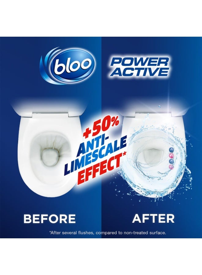 Bloo Power Active Flowers Toilet Rim Block 100G
