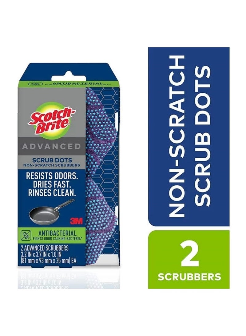 Scotch Brite Dotted Scrubbers Sponges Blue Pack