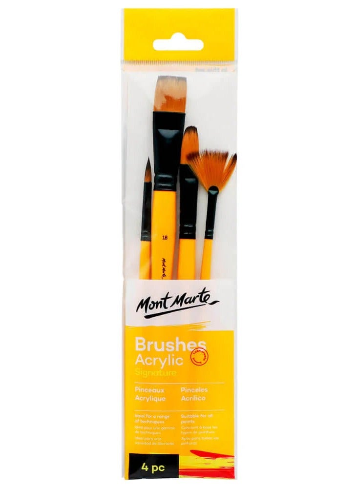 Mont Marte Acrylic Brushes Signature Set