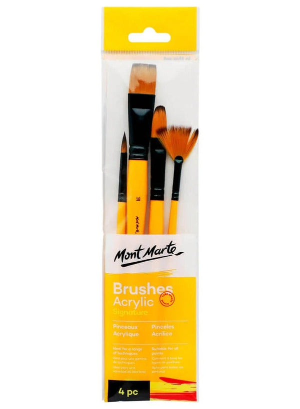 Mont Marte Acrylic Brushes Signature Set