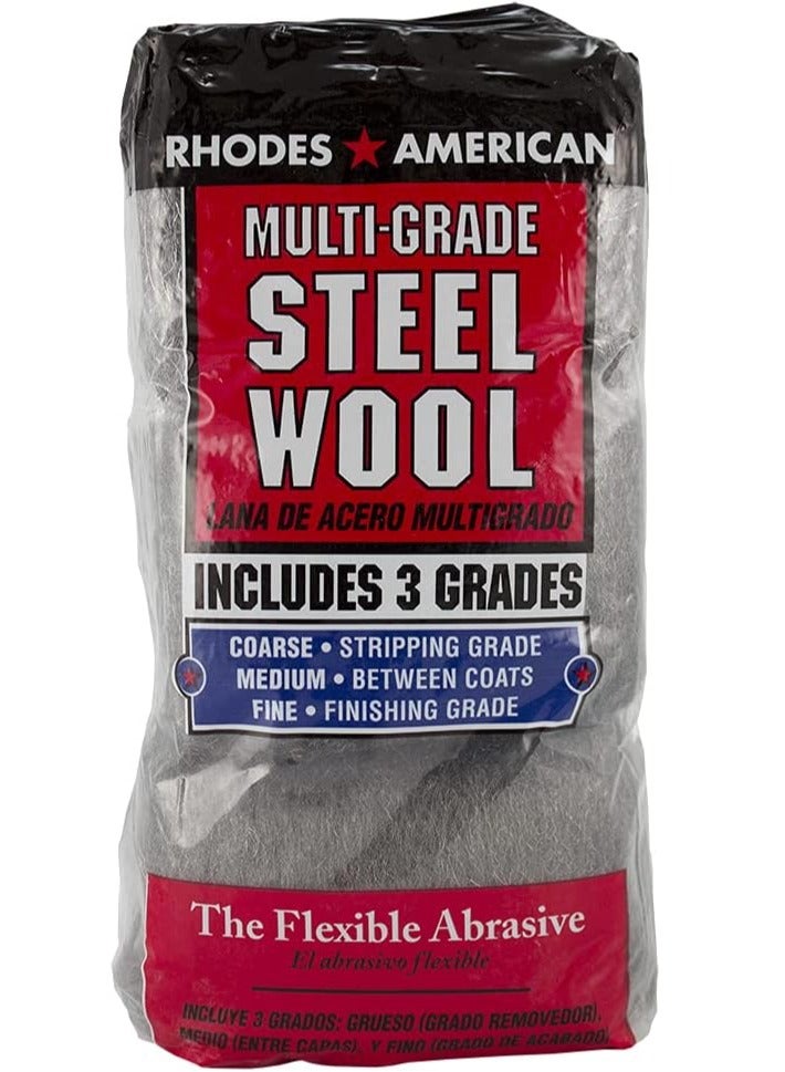RHODES AMERICAN Assorted Grades Steel Wool Pads