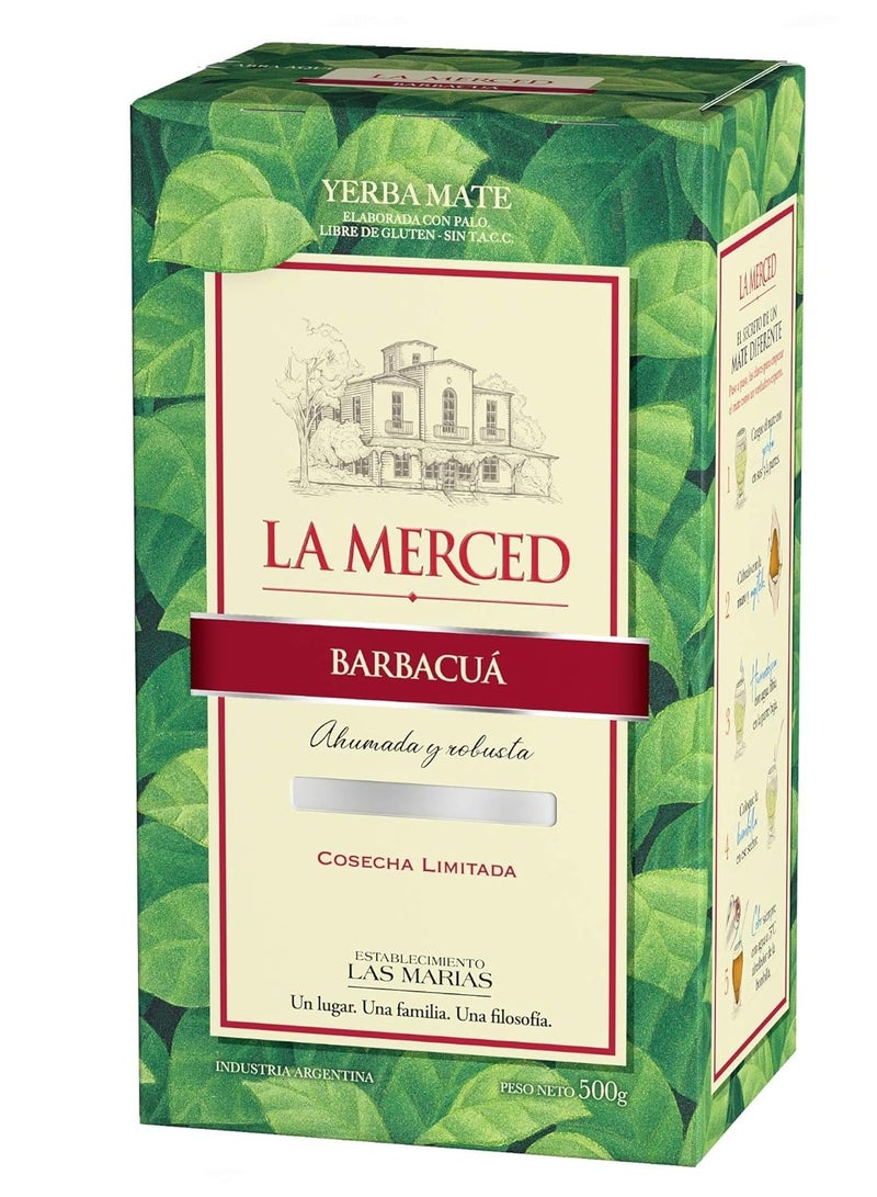 Yerba Mate La Merced Barbacua 500g - Premium Quality