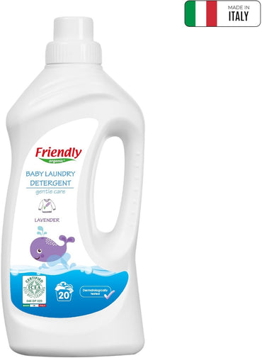 FRIENDLY ORGANIC Baby Laundry Detergent Lavender 1000 ML