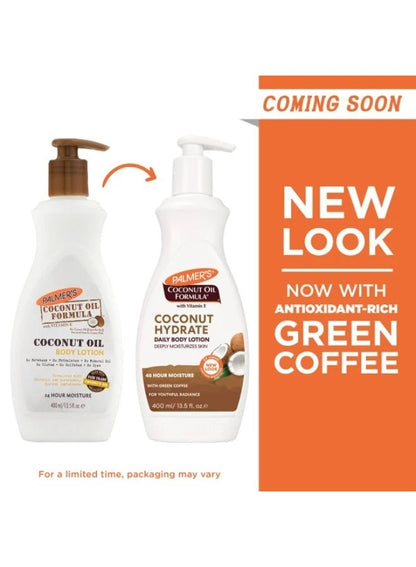 Coconut Hydrate Daily Body Lotion 400 ML - PALMER'S