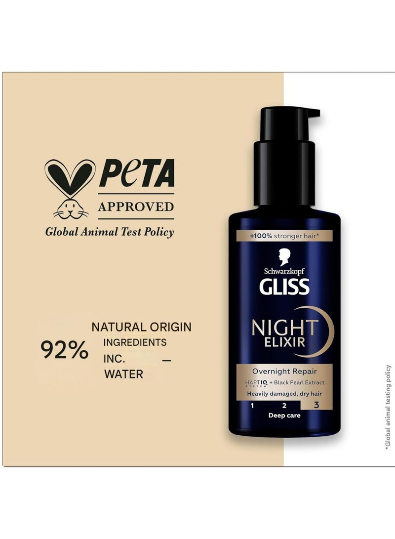 Gliss Night Elixir Overnight Repair 100 ML Schwarzkopf