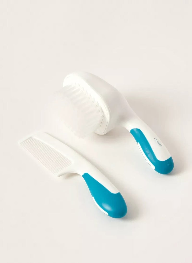 JUNIORS Ergo 2 Piece Hair Brush and Comb Set