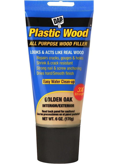 Dap Plastic Wood Filler Golden Oak 170g