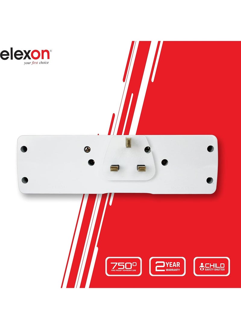 Elexon 3 Way Multi Universal Adaptor Socket