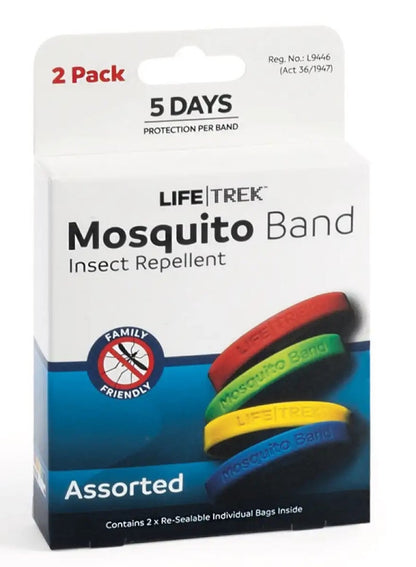 LIFE TREK Silicone Mosquito Band Plain Pack Of 2