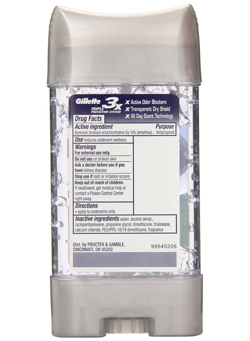 Gillette Clear Shield Antiperspirant Gel for Men