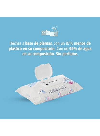 Sebamed Baby Cleansing Wet Wipes - 60 Pieces