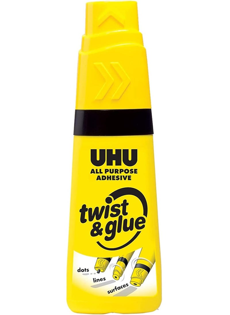 UHU All Purpose Twist And Glue 90 ML Clear
