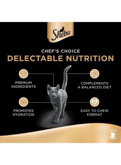 adult cats, cat food, cats aged, fine food, meet daily, mix selection, mix selection fine, natural ingredients, selection fine, selection fine food, sheba, sheba mix, skin coat, soft skin, wet cat