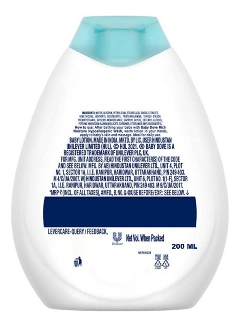 Baby Dove Rich Moisture Lotion 200 ML