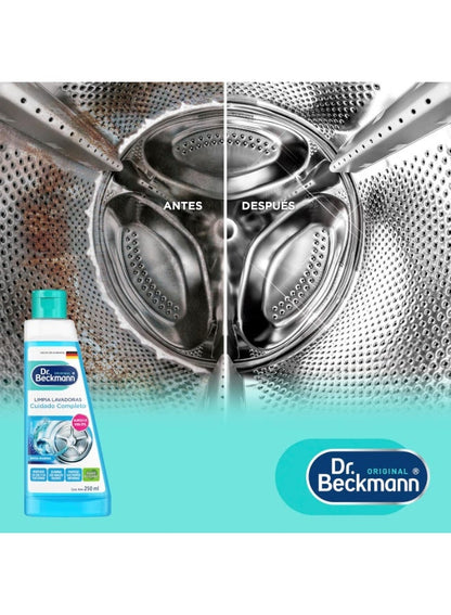 dr beckmann,machine care,care cleaner,metal rubber,rubber parts,odour removal,carbon formula,lifespan odour,protects metal,washing machine,activated carbon,formula prolongs,removal protects,deep maintenance,cleaner activated