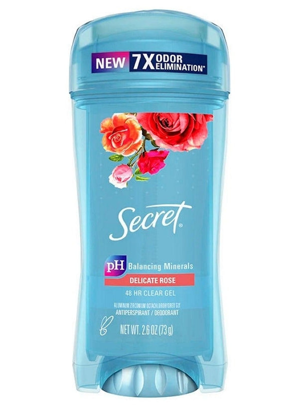 Secret Clear Gel Antiperspirant Rose Scent 73g