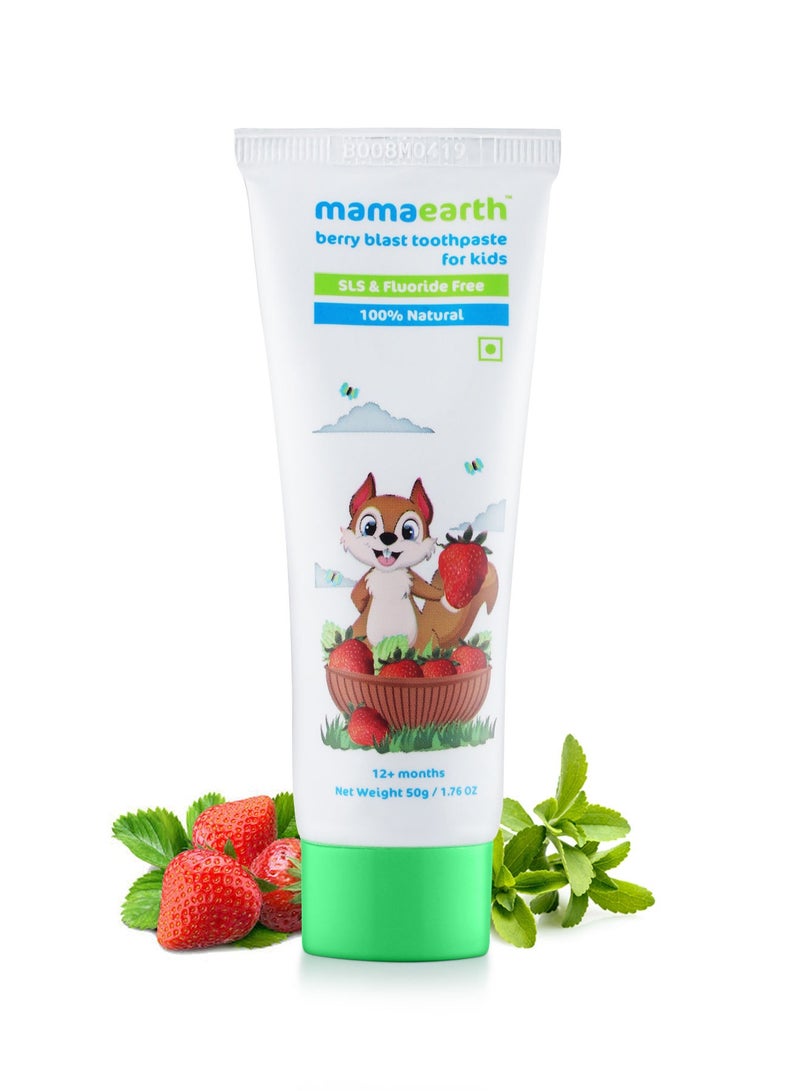 Mamaearth Berry Blast Toothpaste for Kids 50g
