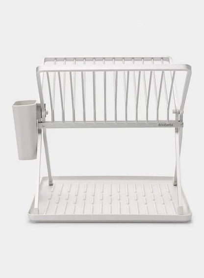 Brabantia Foldable Dish Drying Rack - Light Grey