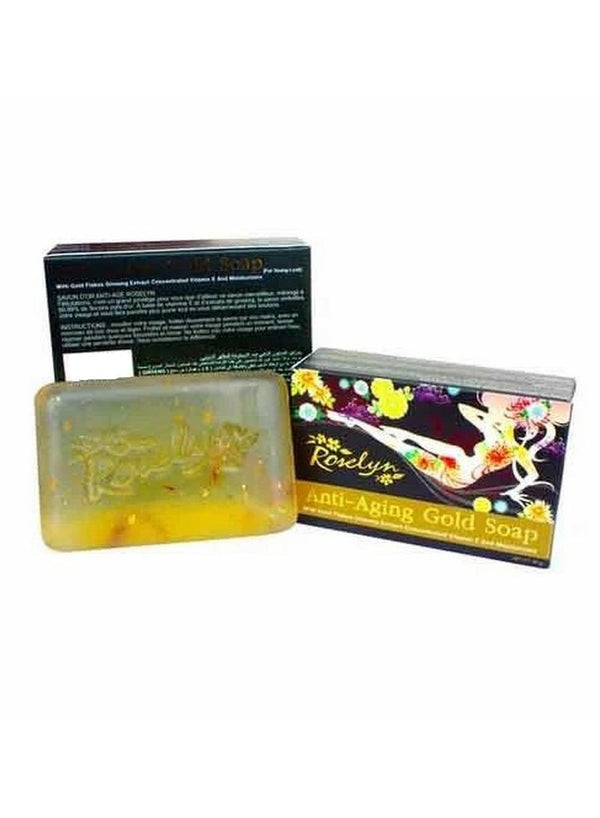 Roselyn Gold Soap Anti Aging - 80 G