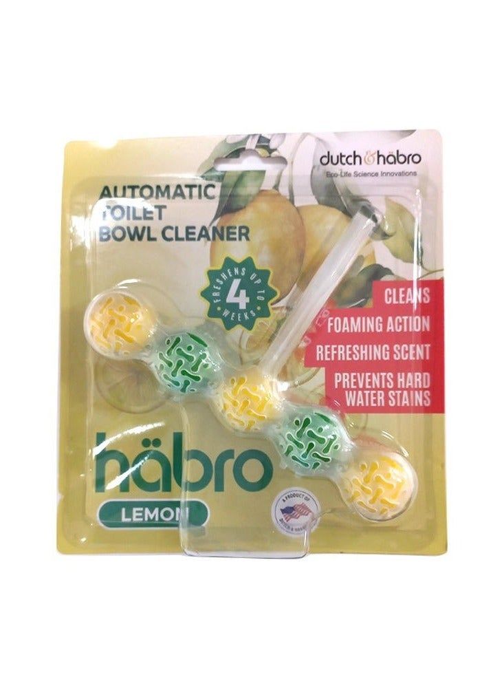5-In-1 Toilet Rim Block Lemon by Dutch & Habro