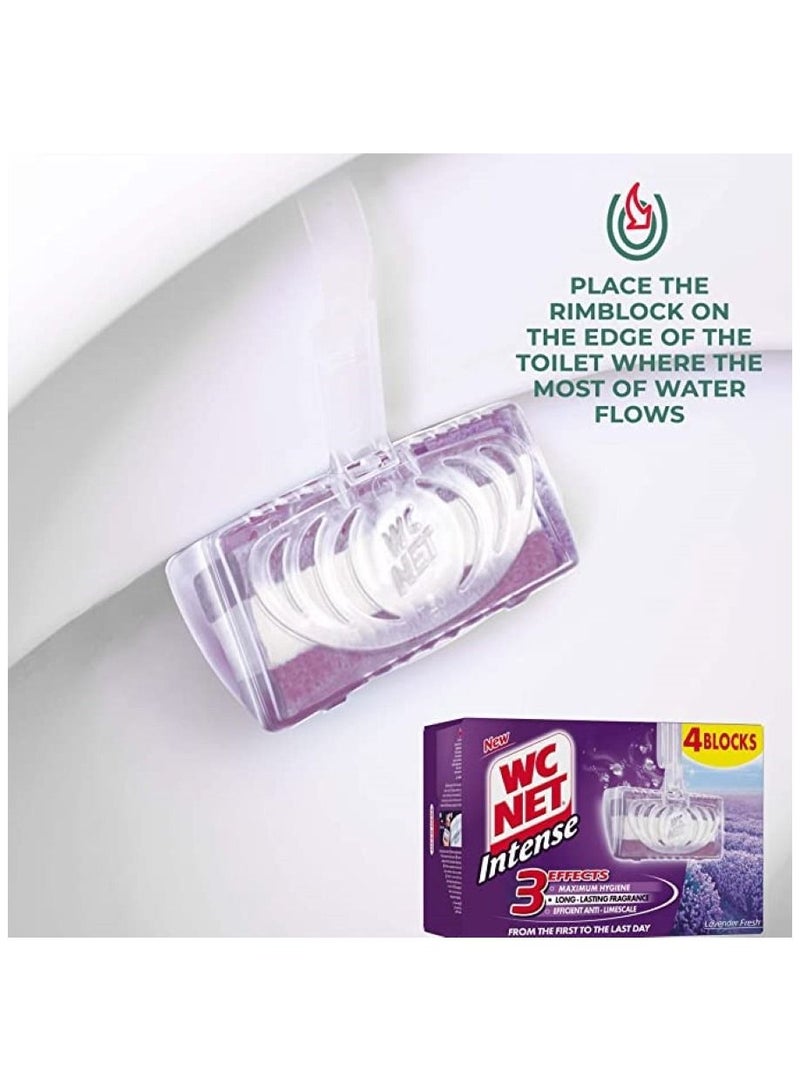 Wc Net Toilet Blocks Intense Lavender - Premium Clean