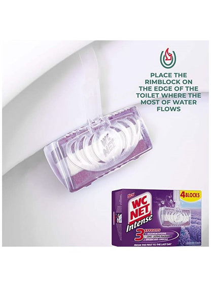 Wc Net Toilet Blocks Intense Lavender - Premium Clean