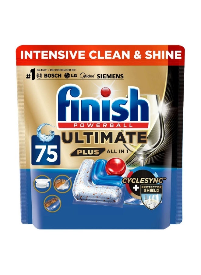 Finish Powerball Ultimate Plus Dishwasher Tablets - Lemon