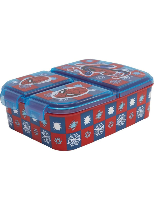 STOR Multi Compartment Sandwich Box - Spiderman