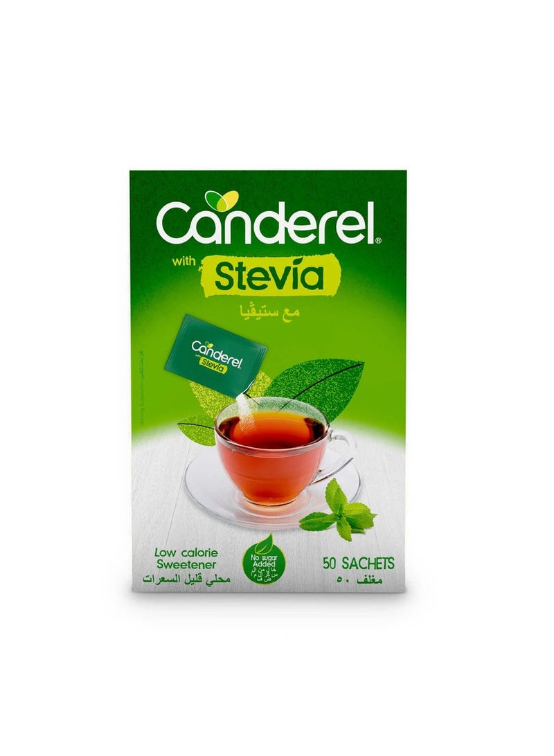 Canderel Stevia Sweetener 50 Sachets