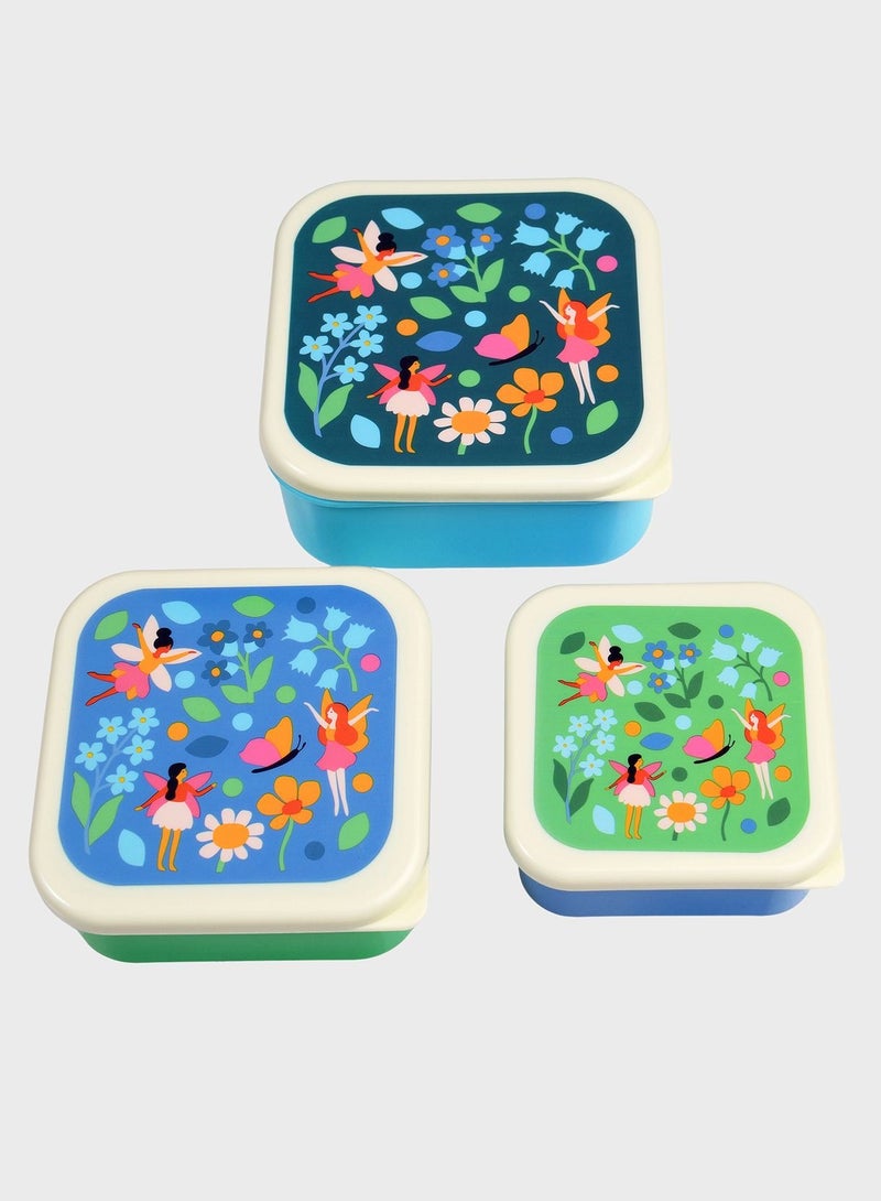 Rex London Fairies In The Garden Snack Boxes Set