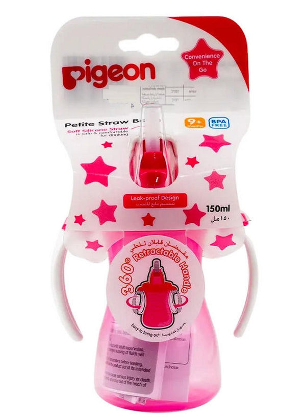 Pigeon Petite Straw Bottle 150 ML Pink