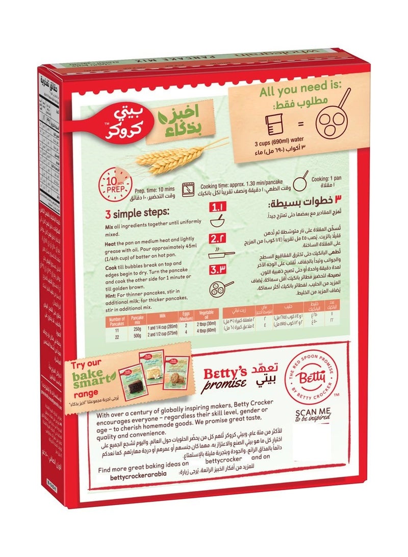 Betty Crocker Whole Grain Pancake Mix 500G