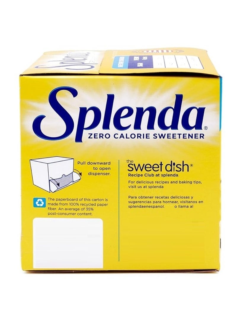 SPLENDA Zero Calorie Sweetener Packets