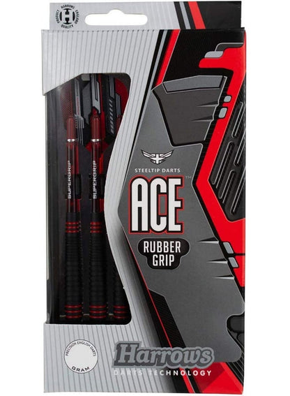 Harrows Ace Rubber Grip Darts 3 Pcs