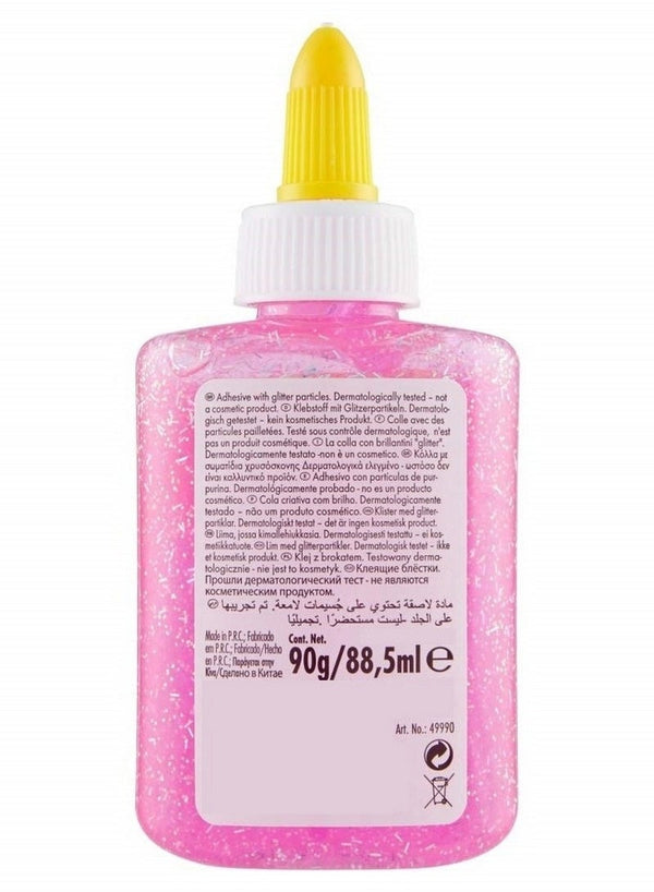 UHU Glitter Glue Pink Bottle 88.5 ML