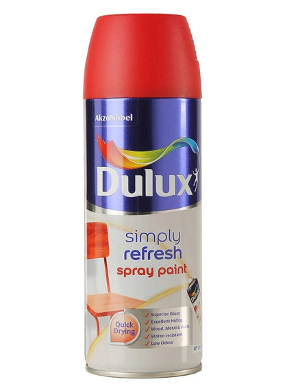 Dulux Simply Refresh Spray Paint 400 ML Matt Red