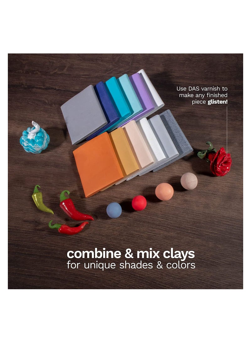 DAS Smart Polymer Clay Set Pastel 12pc