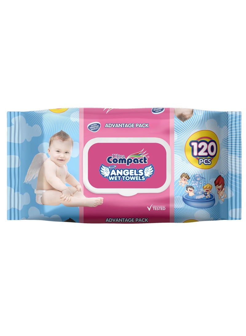 Ultra Compact Baby Wet Wipes 120 Pack - Ultra Compact