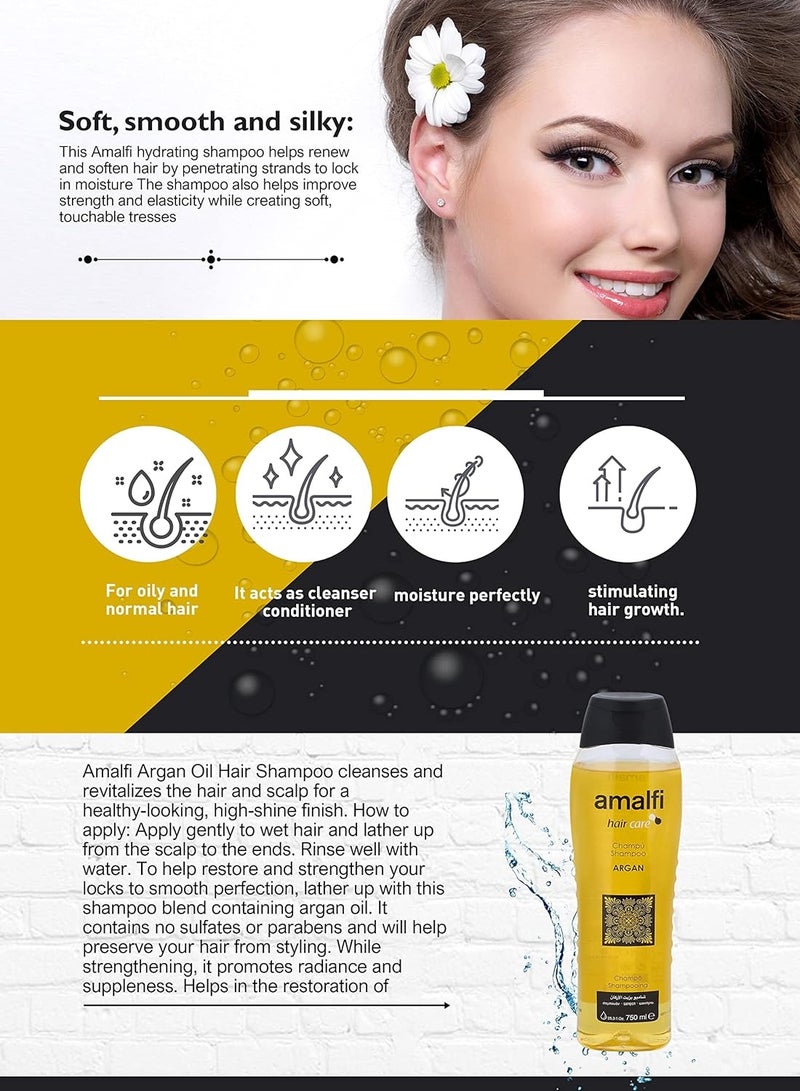 AMALFI Argan Oil Shampoo - Nourish Your Hair