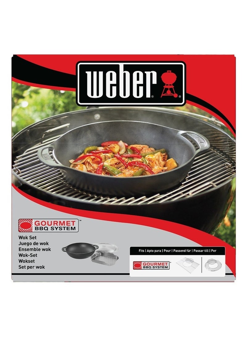 Weber Wok Set With Steaming Rack